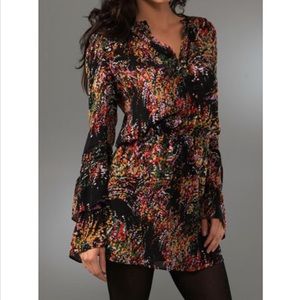 Parker Flared Sleeve Dress